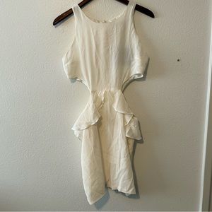 Merritt Charles Cream Sheath Cocktail Dress